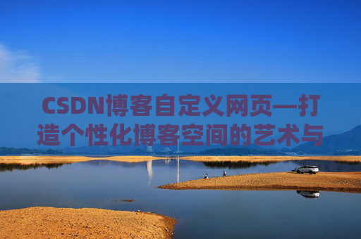 CSDN博客自定义网页—打造个性化博客空间的艺术与技巧